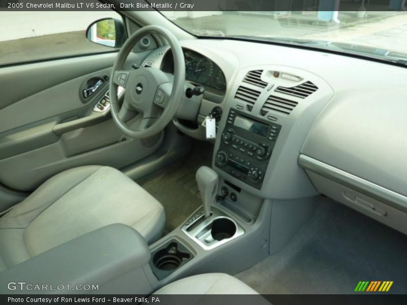 Dark Blue Metallic / Gray 2005 Chevrolet Malibu LT V6 Sedan