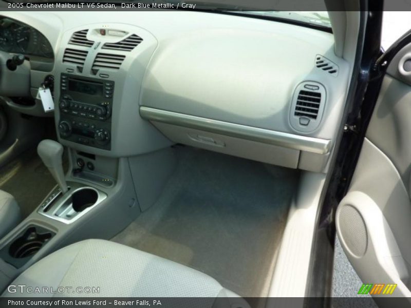 Dark Blue Metallic / Gray 2005 Chevrolet Malibu LT V6 Sedan