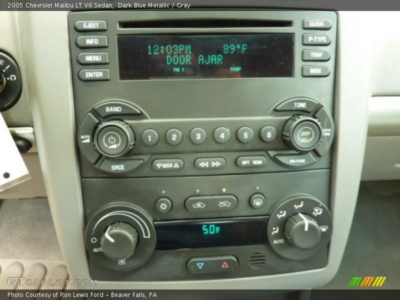 Dark Blue Metallic / Gray 2005 Chevrolet Malibu LT V6 Sedan