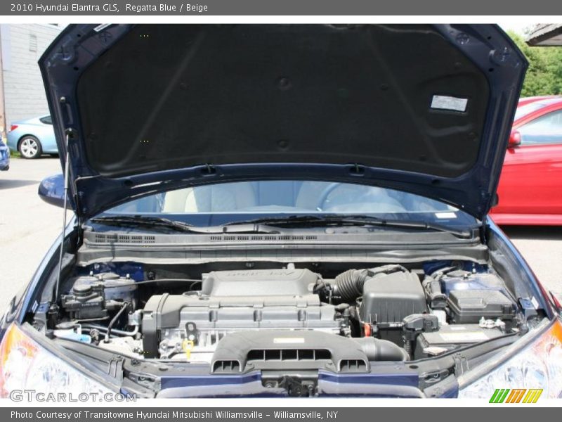 Regatta Blue / Beige 2010 Hyundai Elantra GLS