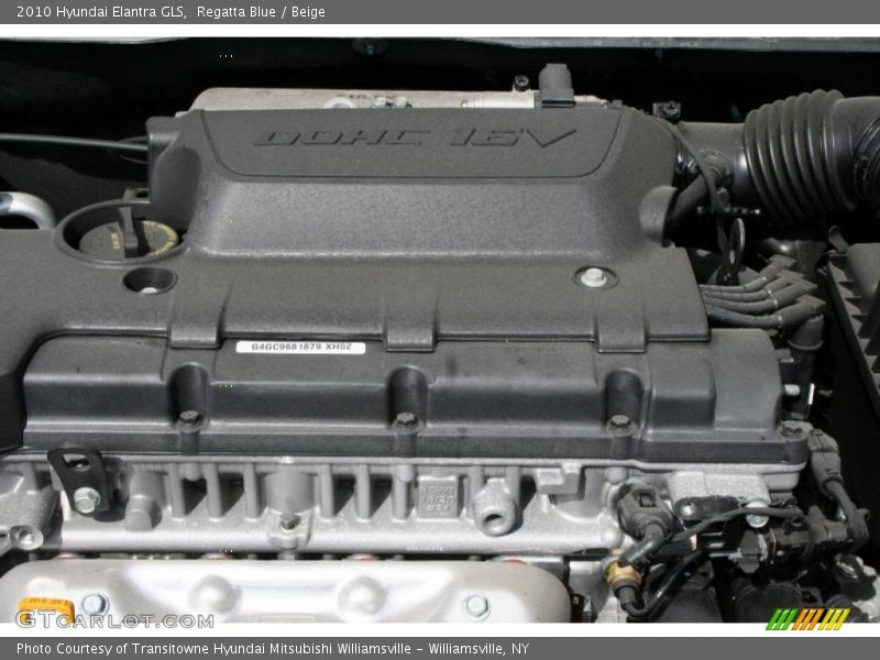 Regatta Blue / Beige 2010 Hyundai Elantra GLS