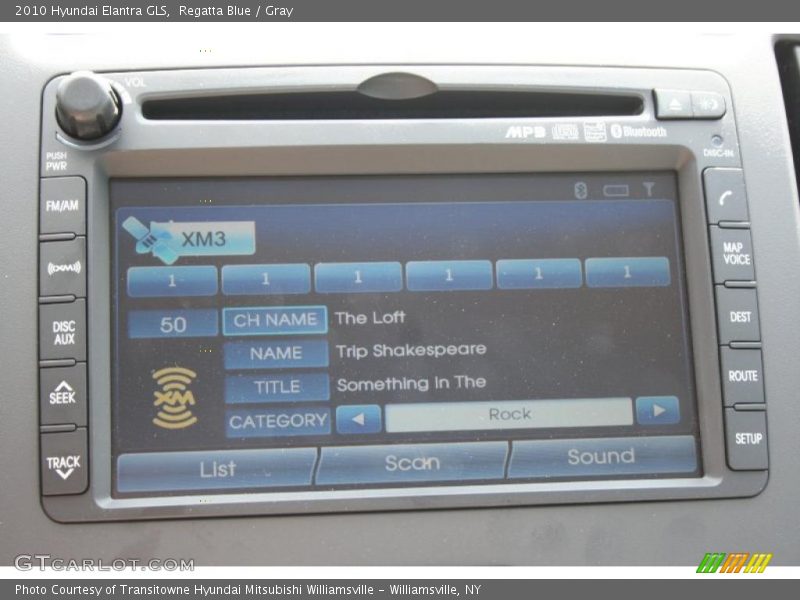 Regatta Blue / Gray 2010 Hyundai Elantra GLS
