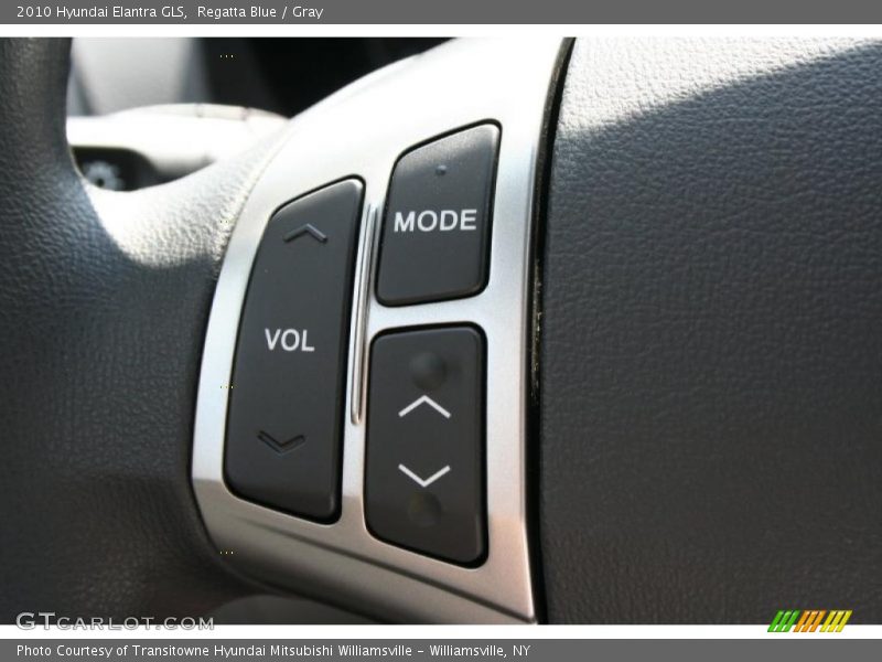 Regatta Blue / Gray 2010 Hyundai Elantra GLS