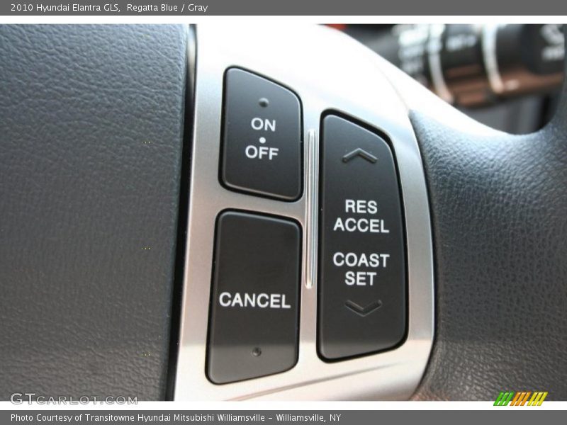 Regatta Blue / Gray 2010 Hyundai Elantra GLS