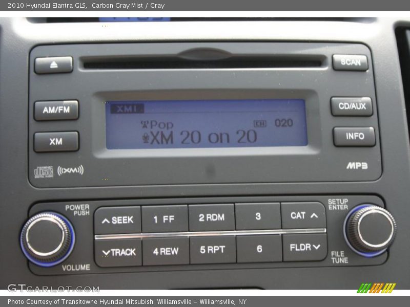 Carbon Gray Mist / Gray 2010 Hyundai Elantra GLS
