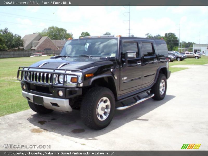 Black / Ebony Black 2008 Hummer H2 SUV