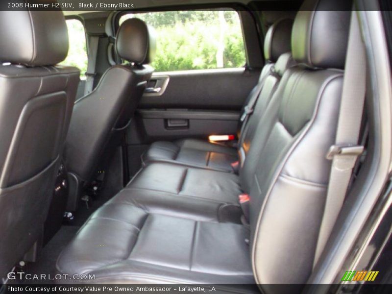 Black / Ebony Black 2008 Hummer H2 SUV