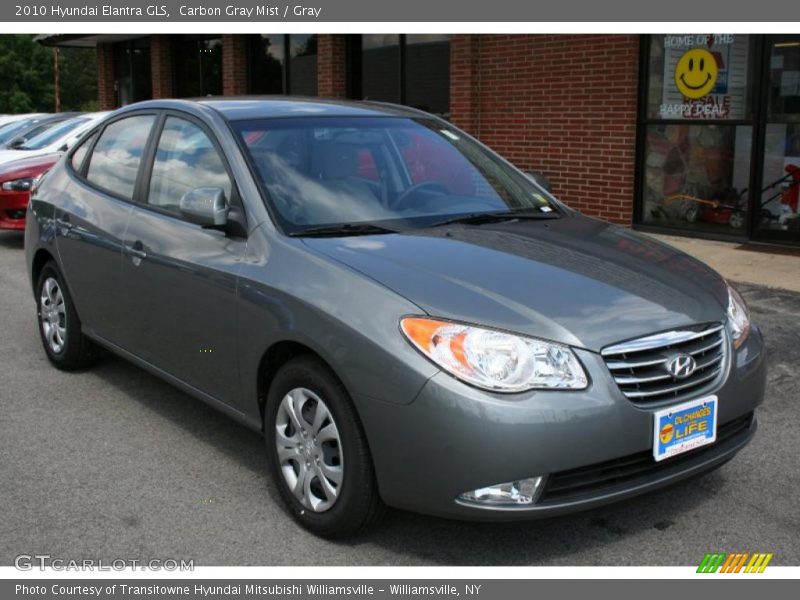 Carbon Gray Mist / Gray 2010 Hyundai Elantra GLS