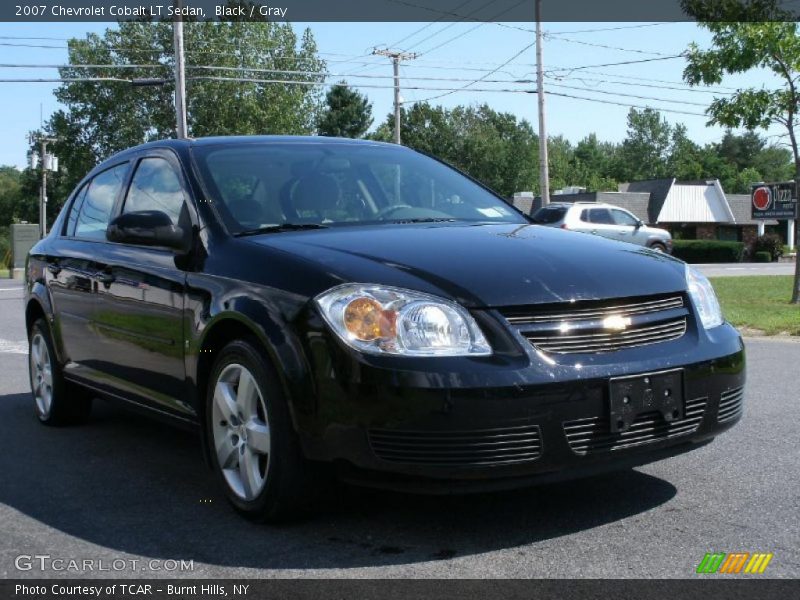 Black / Gray 2007 Chevrolet Cobalt LT Sedan