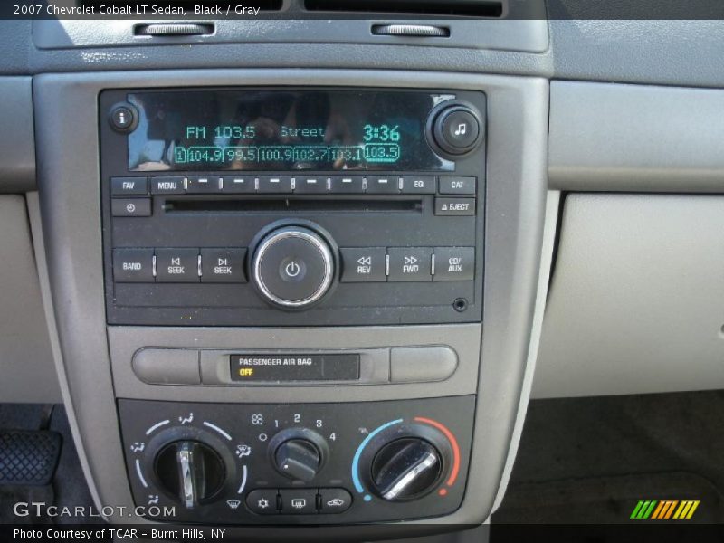 Black / Gray 2007 Chevrolet Cobalt LT Sedan