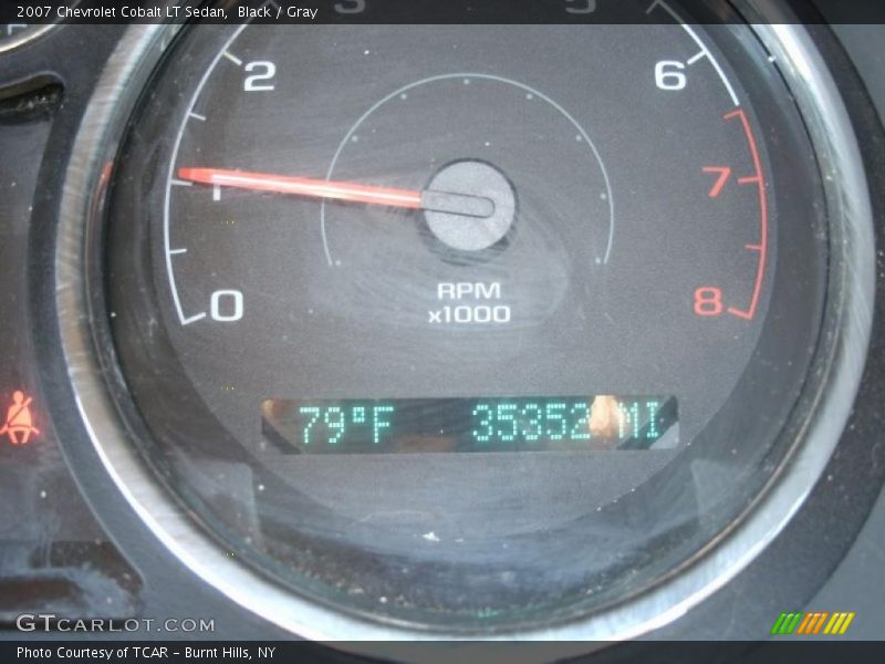 Black / Gray 2007 Chevrolet Cobalt LT Sedan