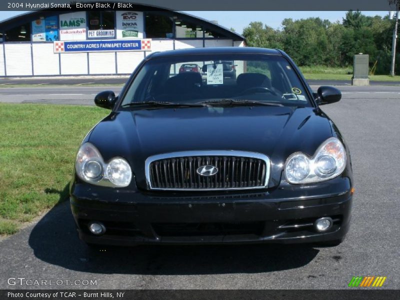 Ebony Black / Black 2004 Hyundai Sonata