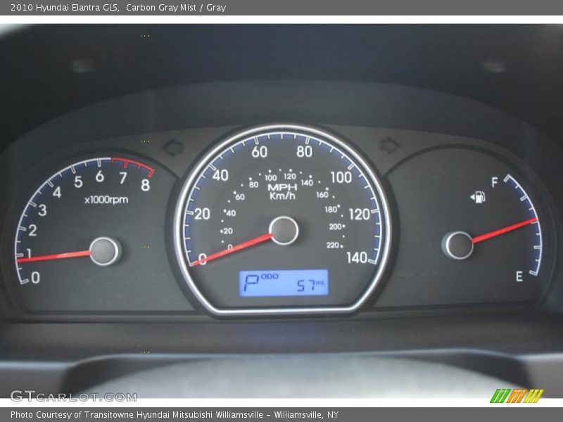 Carbon Gray Mist / Gray 2010 Hyundai Elantra GLS