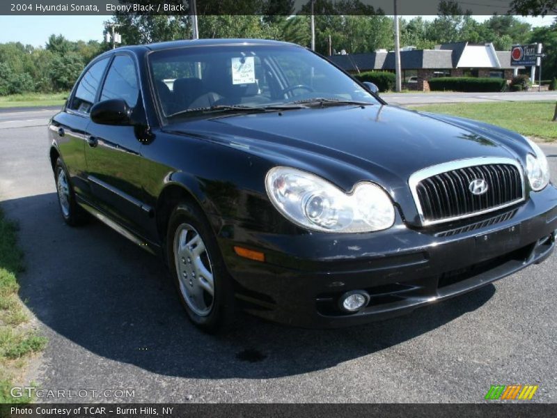 Ebony Black / Black 2004 Hyundai Sonata