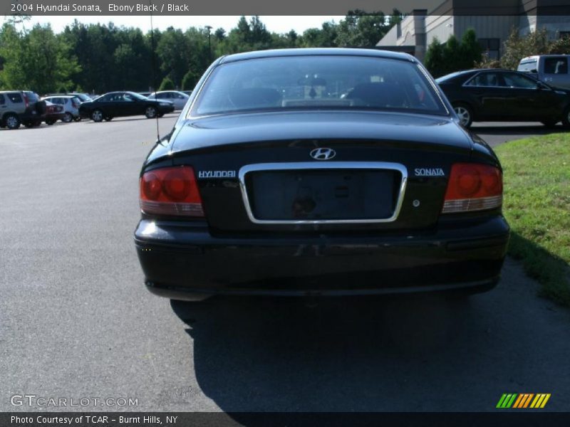 Ebony Black / Black 2004 Hyundai Sonata