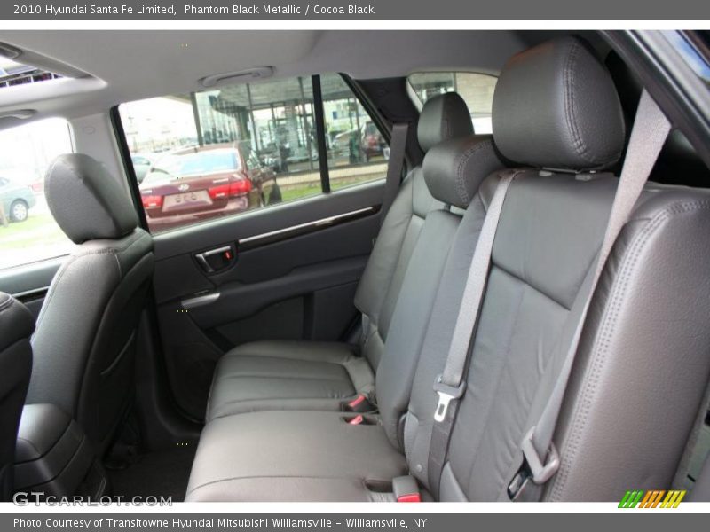 Phantom Black Metallic / Cocoa Black 2010 Hyundai Santa Fe Limited