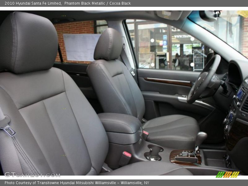 Phantom Black Metallic / Cocoa Black 2010 Hyundai Santa Fe Limited