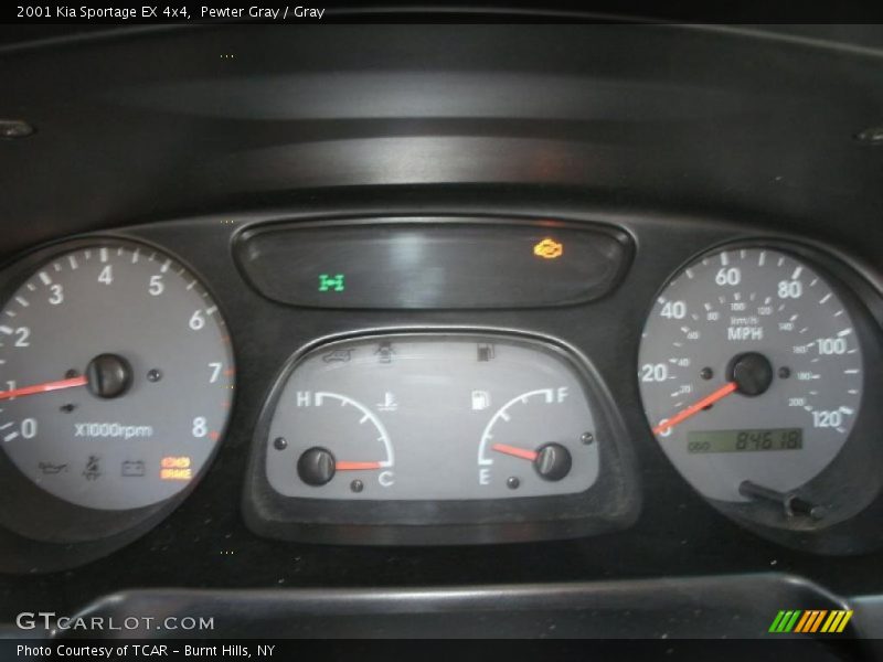 Pewter Gray / Gray 2001 Kia Sportage EX 4x4