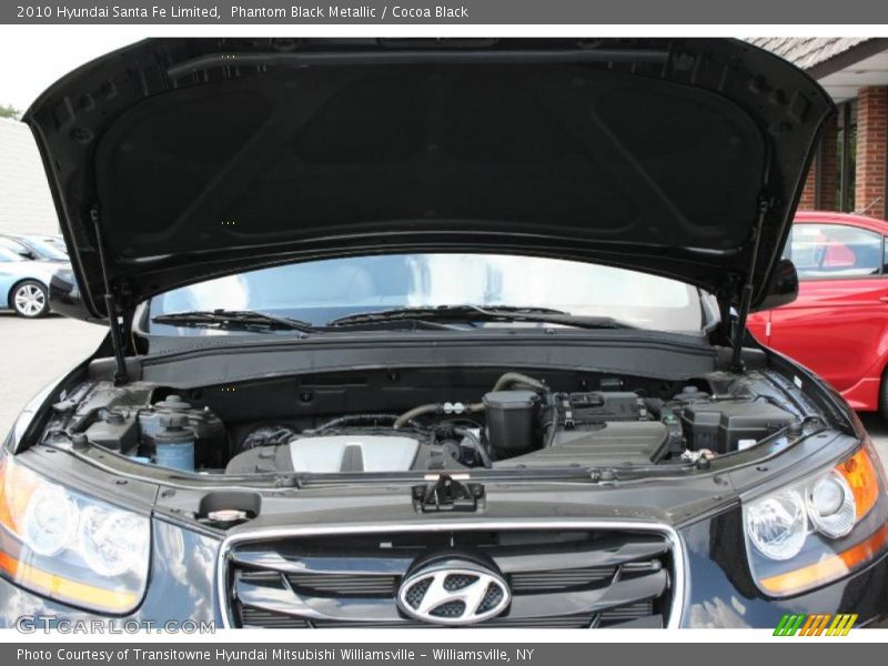 Phantom Black Metallic / Cocoa Black 2010 Hyundai Santa Fe Limited