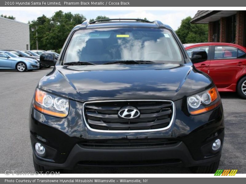 Phantom Black Metallic / Cocoa Black 2010 Hyundai Santa Fe Limited
