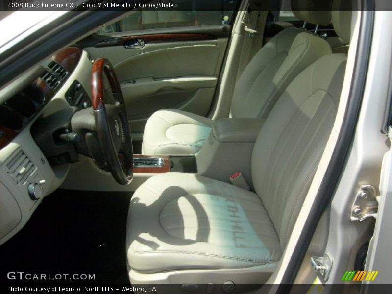 Gold Mist Metallic / Cocoa/Shale 2008 Buick Lucerne CXL