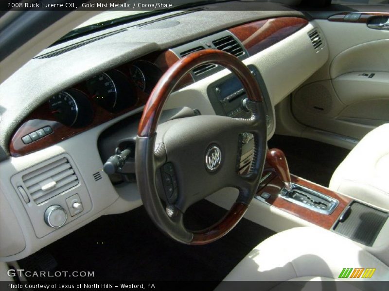 Gold Mist Metallic / Cocoa/Shale 2008 Buick Lucerne CXL