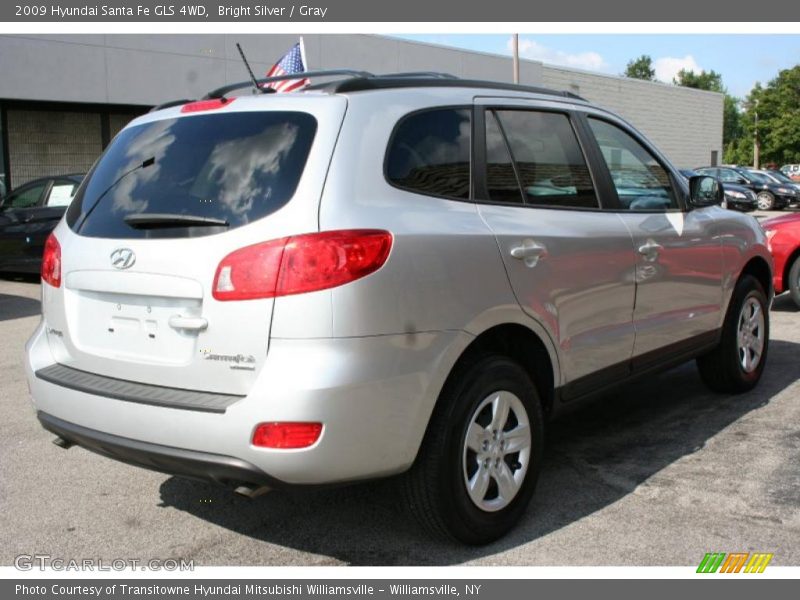 Bright Silver / Gray 2009 Hyundai Santa Fe GLS 4WD