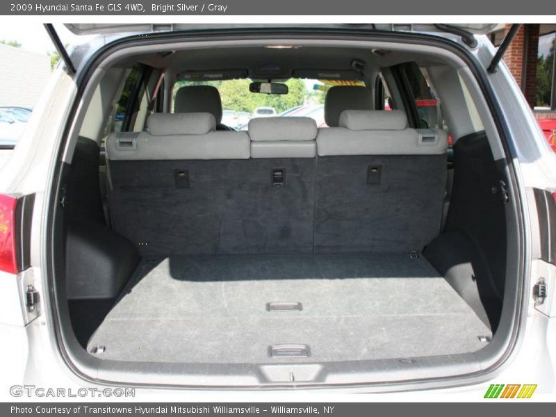 Bright Silver / Gray 2009 Hyundai Santa Fe GLS 4WD