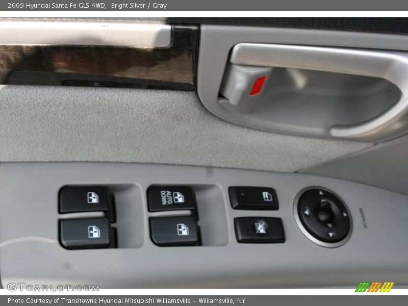 Bright Silver / Gray 2009 Hyundai Santa Fe GLS 4WD