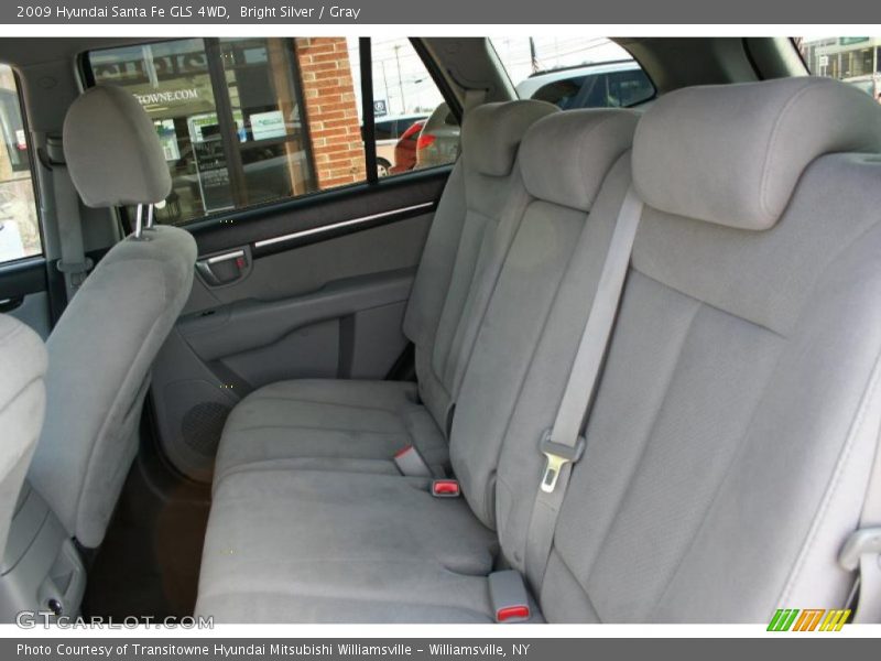 Bright Silver / Gray 2009 Hyundai Santa Fe GLS 4WD