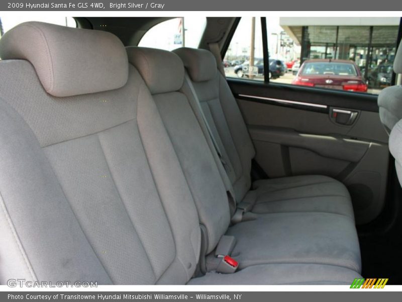 Bright Silver / Gray 2009 Hyundai Santa Fe GLS 4WD