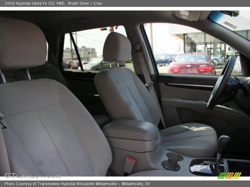 Bright Silver / Gray 2009 Hyundai Santa Fe GLS 4WD