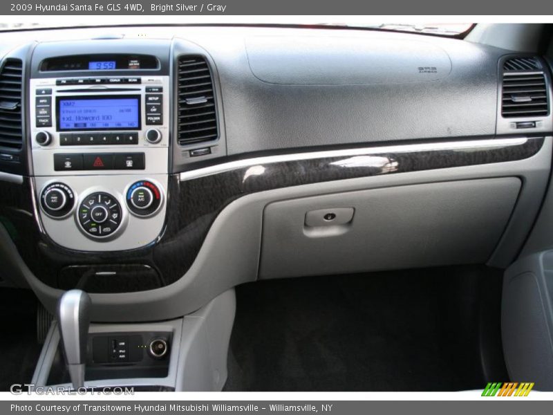 Bright Silver / Gray 2009 Hyundai Santa Fe GLS 4WD