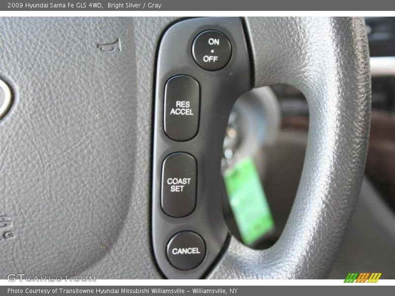 Bright Silver / Gray 2009 Hyundai Santa Fe GLS 4WD