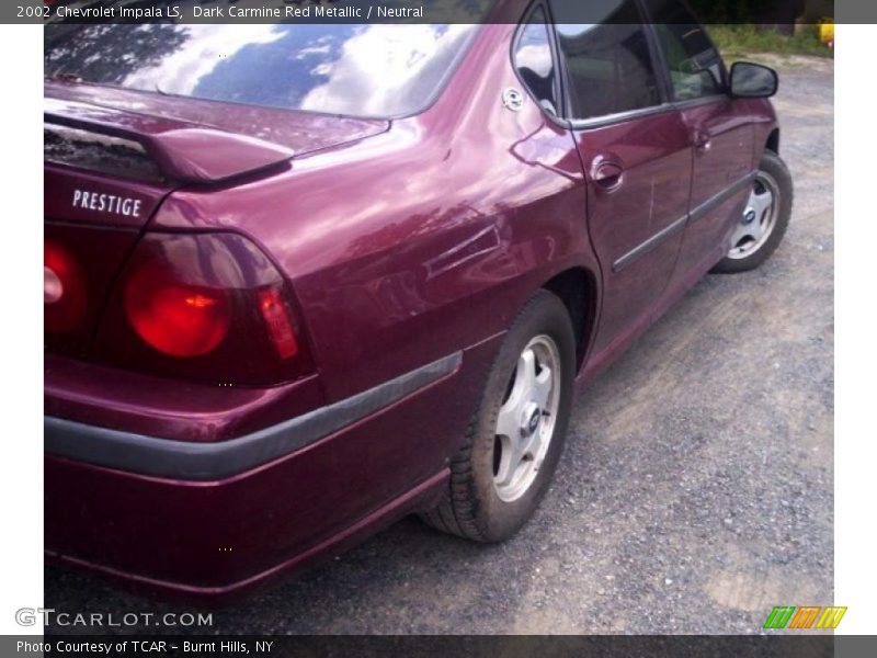 Dark Carmine Red Metallic / Neutral 2002 Chevrolet Impala LS