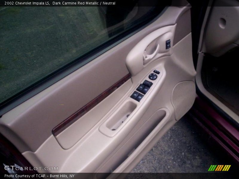 Dark Carmine Red Metallic / Neutral 2002 Chevrolet Impala LS