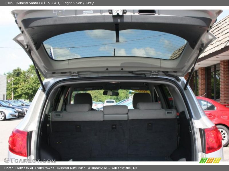 Bright Silver / Gray 2009 Hyundai Santa Fe GLS 4WD