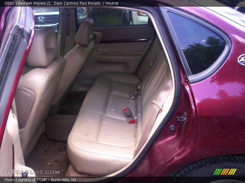 Dark Carmine Red Metallic / Neutral 2002 Chevrolet Impala LS