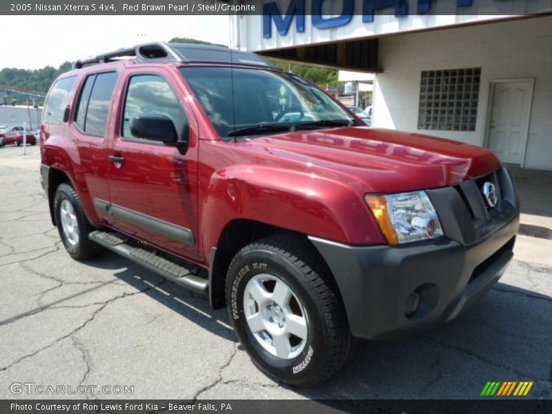 Red Brawn Pearl / Steel/Graphite 2005 Nissan Xterra S 4x4