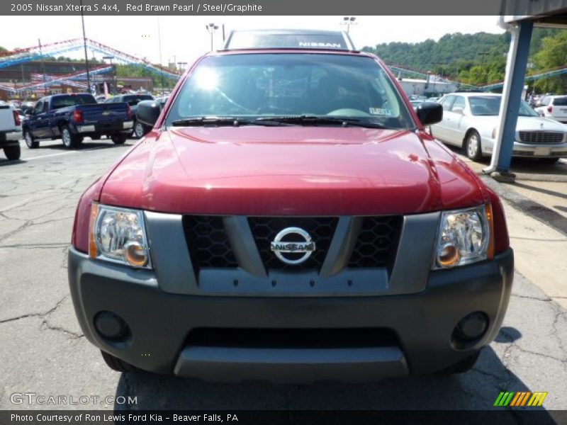 Red Brawn Pearl / Steel/Graphite 2005 Nissan Xterra S 4x4