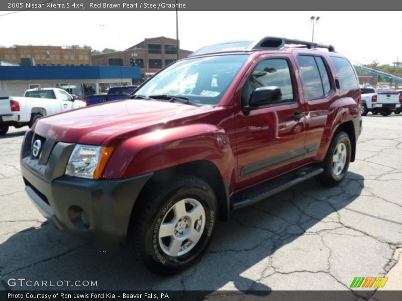 Red Brawn Pearl / Steel/Graphite 2005 Nissan Xterra S 4x4