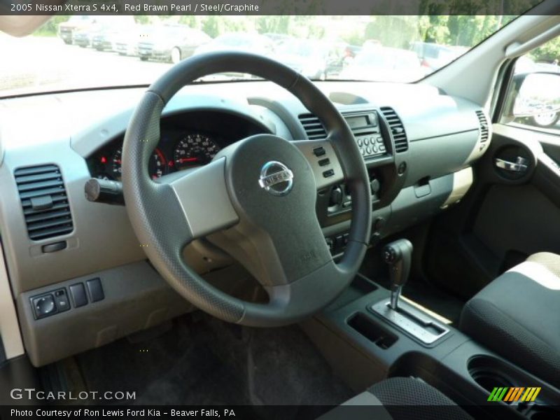 Red Brawn Pearl / Steel/Graphite 2005 Nissan Xterra S 4x4