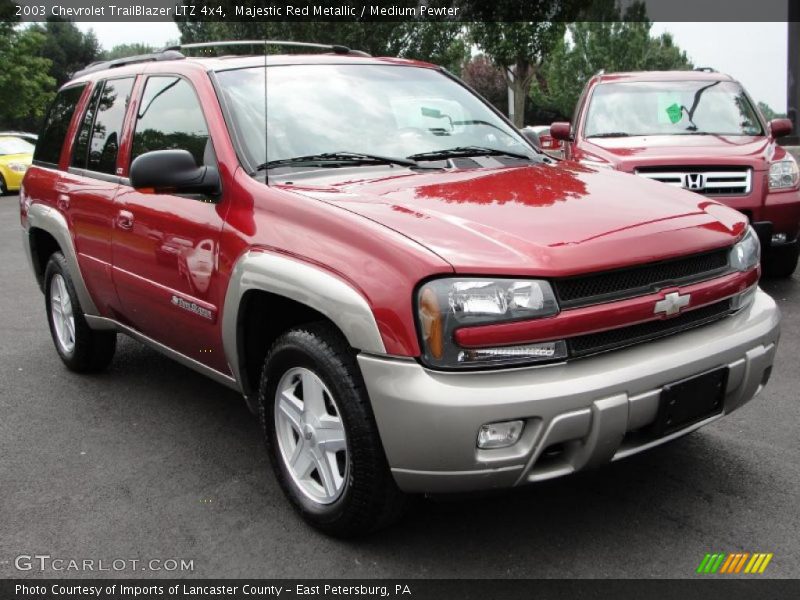 Majestic Red Metallic / Medium Pewter 2003 Chevrolet TrailBlazer LTZ 4x4