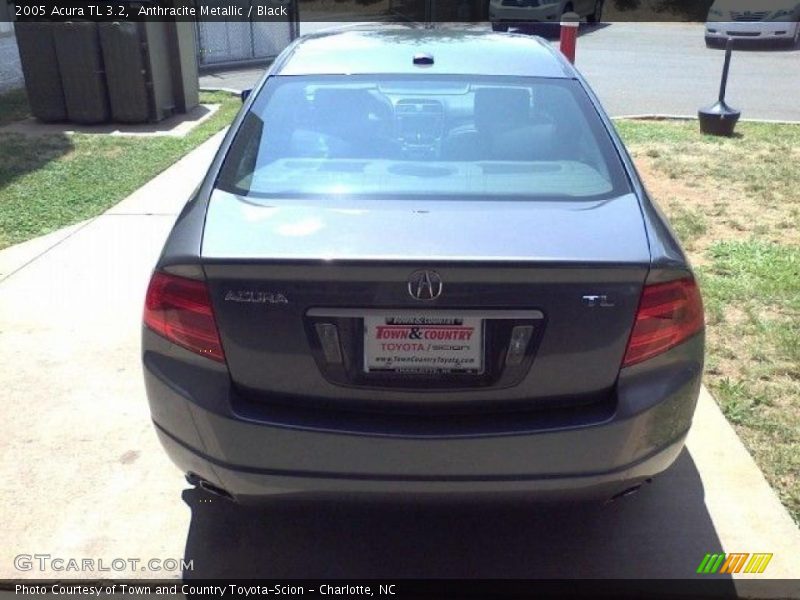 Anthracite Metallic / Black 2005 Acura TL 3.2