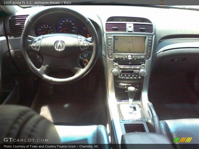Anthracite Metallic / Black 2005 Acura TL 3.2