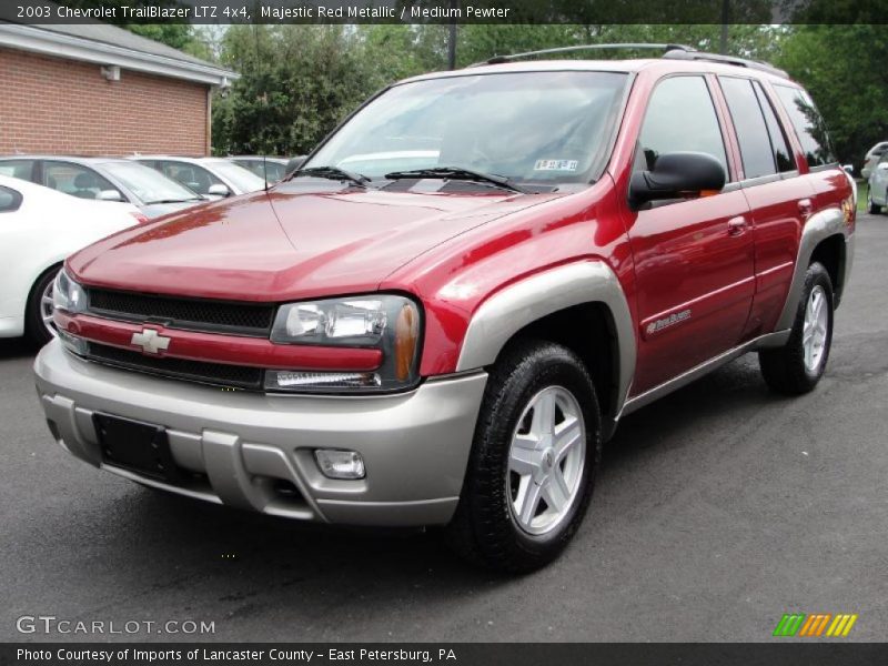 Majestic Red Metallic / Medium Pewter 2003 Chevrolet TrailBlazer LTZ 4x4