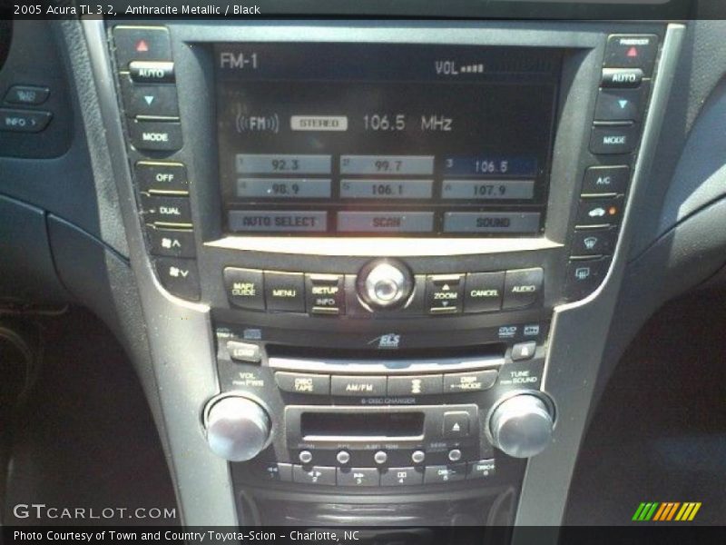 Anthracite Metallic / Black 2005 Acura TL 3.2