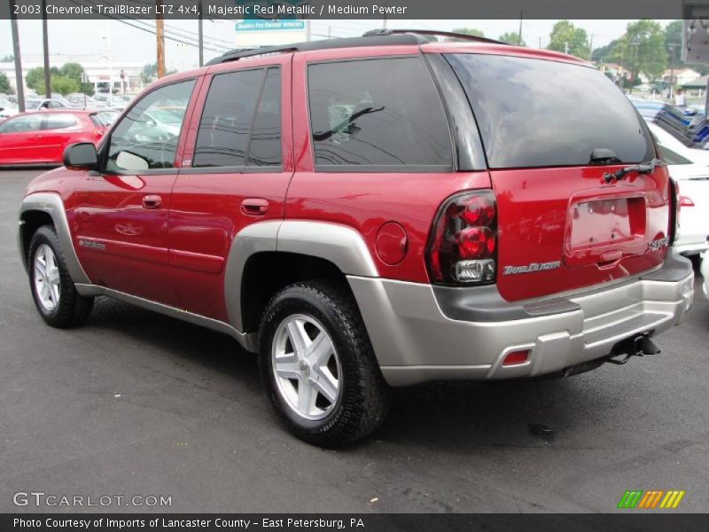 Majestic Red Metallic / Medium Pewter 2003 Chevrolet TrailBlazer LTZ 4x4