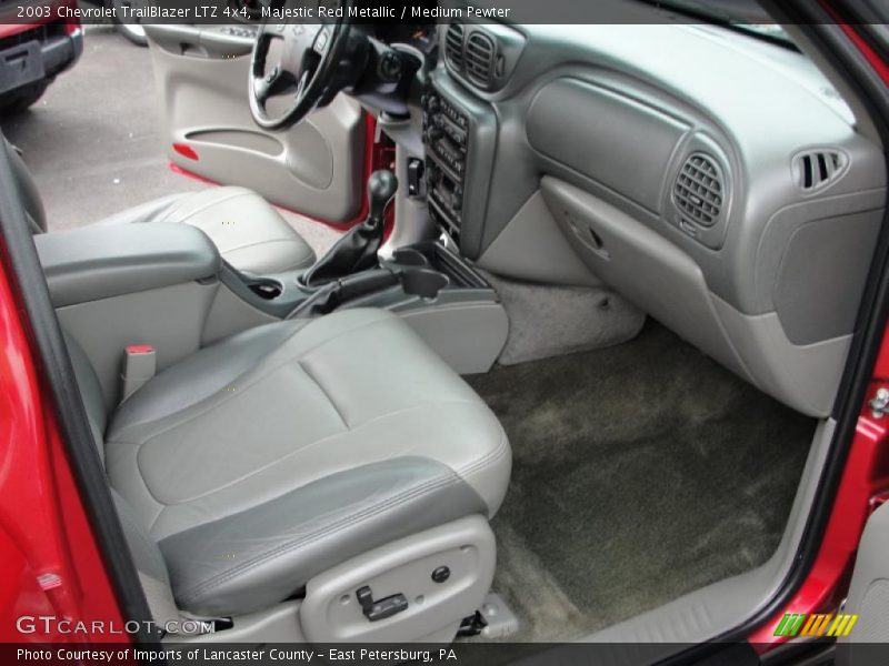 Majestic Red Metallic / Medium Pewter 2003 Chevrolet TrailBlazer LTZ 4x4