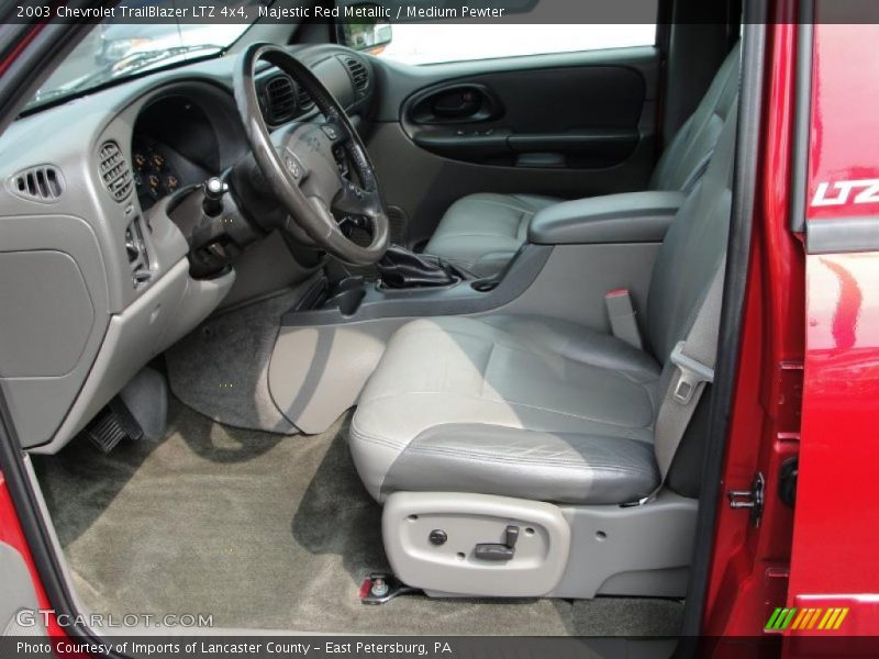 Majestic Red Metallic / Medium Pewter 2003 Chevrolet TrailBlazer LTZ 4x4